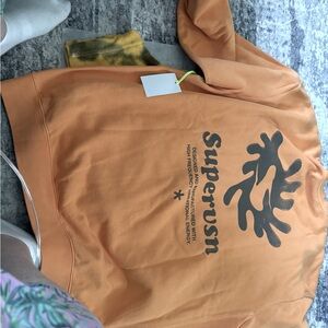 SUPRAVSN  - Gold Heavy Cotton Sweatshirt